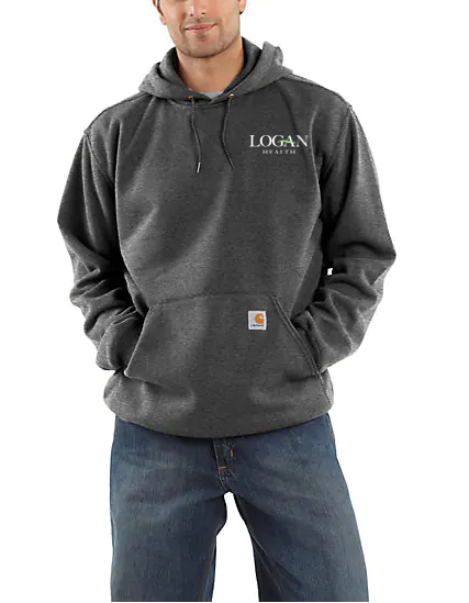Carhartt Men s Midweight Hooded Sweatshirt Logan Health Branded